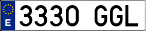 Truck License Plate